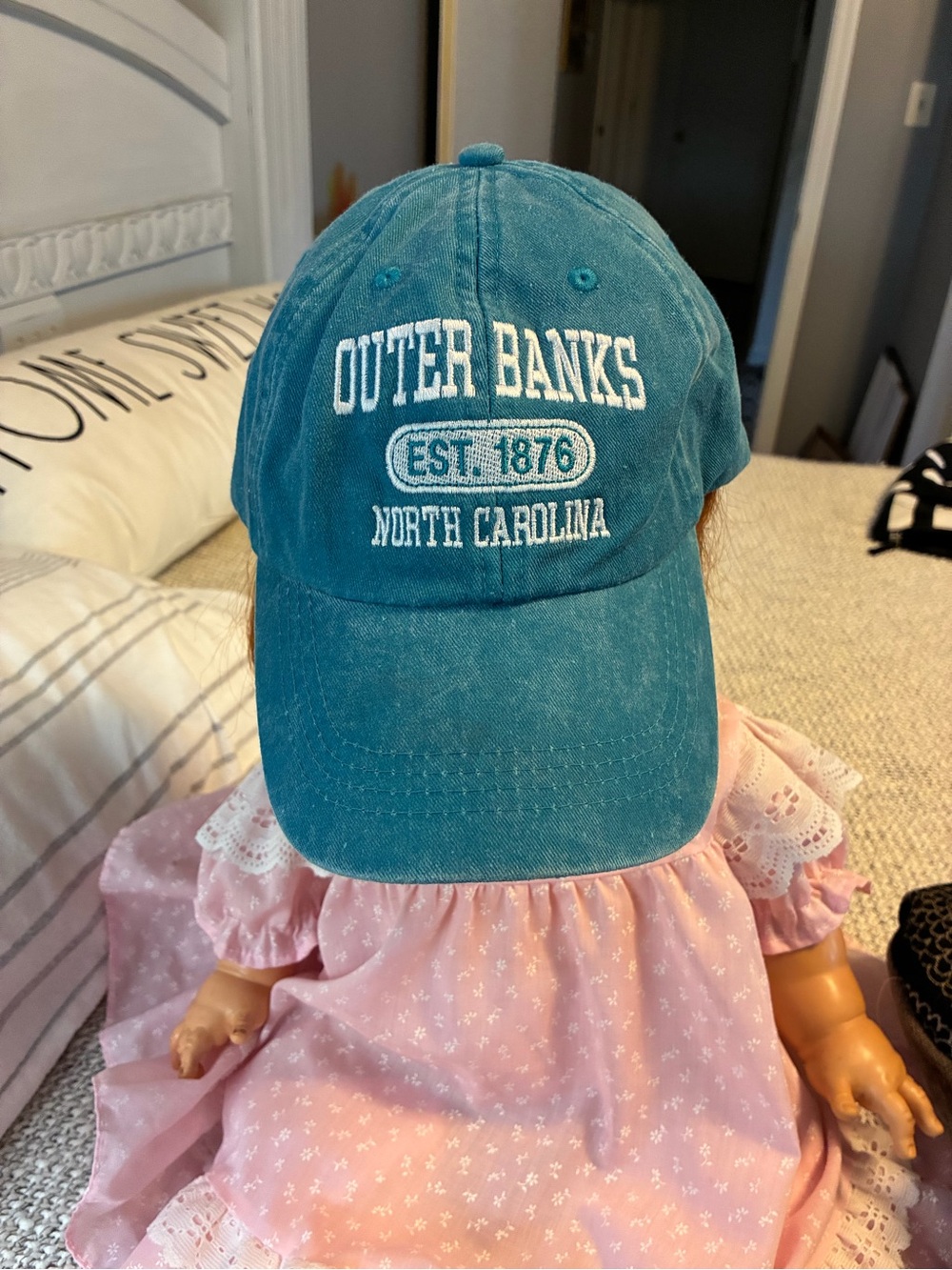 Teal Baseball Cap - North Carolina Logo